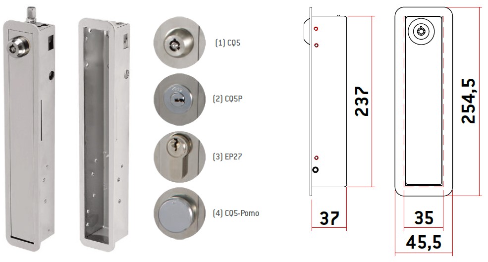 SAG CAJA DESBLOQUEO ELECTROFRENO CQ5