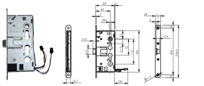 /iseo cerraduras electronicas 214E,214F, 216E y 216F