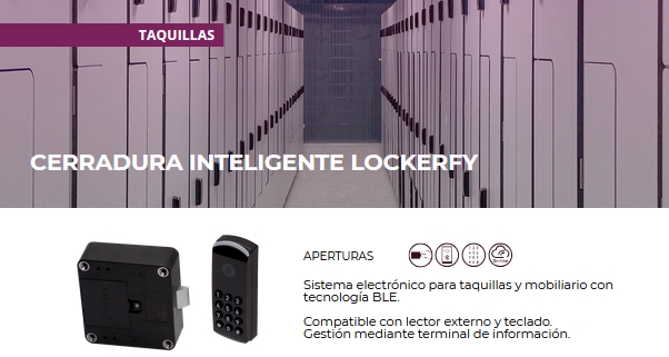 OMNITEC CERRADURA INTELIGENTE TAQUILLAS LOCKERFY
