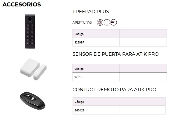 omnitec cerradura inteligente ATIK PRO